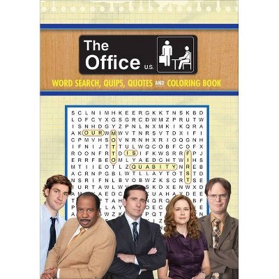 The Office Word Search, Quips, Quotes & Coloring Book - (Coloring Book & Word Search) by  Editors of Thunder Bay Press (Paperback)