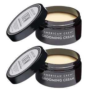 American Crew Grooming Cream | High Hold | High Shine | Sleek look | Soften Naturally Curly or wavy Hair - 3 oz (PACK OF 2) - 1 of 4