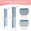 Unique Bargains Stainless Steel Rounded Teeth Grooming Tool Pet Combs 2 Pcs - 2 of 4