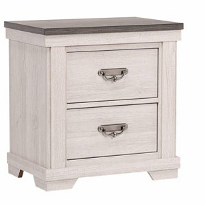 NicBex Nightstand with Drawers,Modern Side Table with Pulls and Wood Frame,Bedside Table for Bedroom,Living Room - 1 of 4