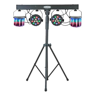 Novelty Lights DJ Gigbar LED Portable Booth Stage Lighting Sound Activated DMX Party Wedding Light Set