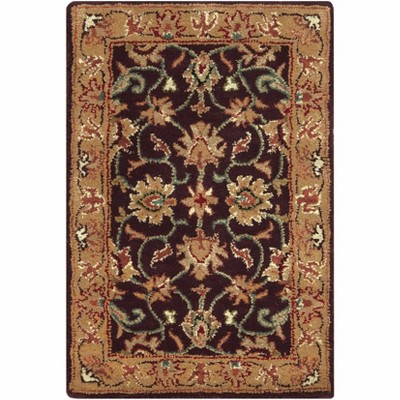 Hauteloom Caesar Hand Tufted Burnt Orange 1124 Wool Carpet