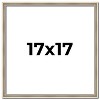 PosterPalooza | Square Classic Modern Silver Picture Frame - UV Acrylic, Foam Board Backing, Hanging Hardware - 2 of 4