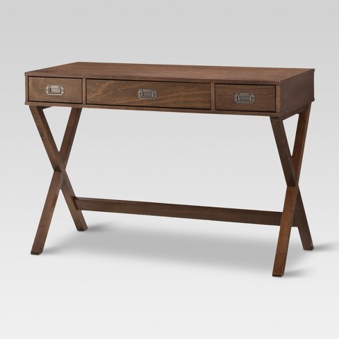 Campaign Wood Writing Desk With Drawers Threshold Target