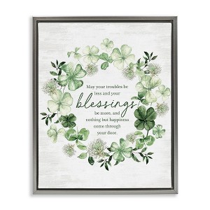 Stupell Industries Irish Proverb Wreath, 17" x 21" - 1 of 4