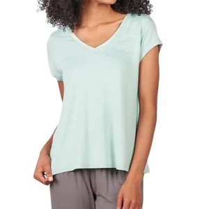 Women's Dreams Classic V-Neck Tee Shirt - FACEPLANT DREAMS - 1 of 3