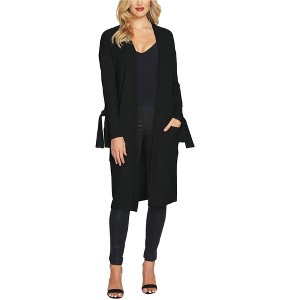 1.STATE Womens Tie Sleeve Cardigan Sweater - 1 of 1