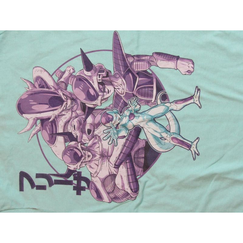 Dragon Ball Z Anime Cartoon Characters Mens Blue Graphic Tee Shirt, 2 of 3