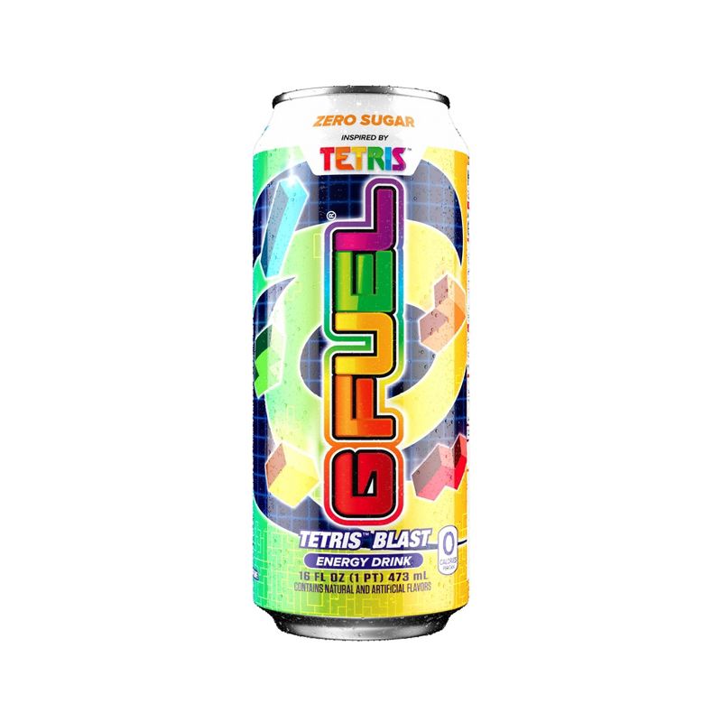 G Fuel Tetris Energy Drink - 16 fl oz Can, 1 of 7