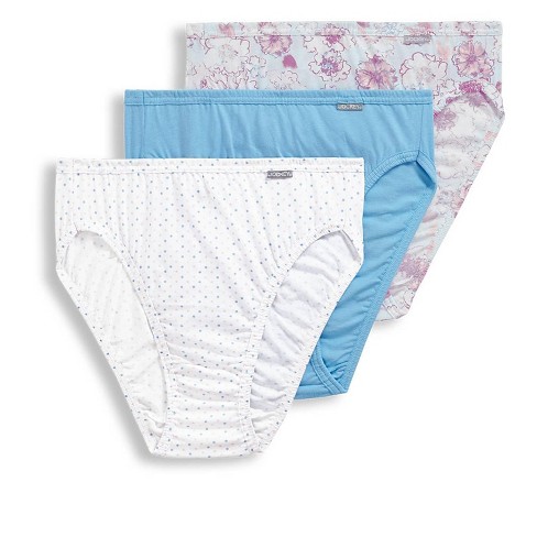 New Jockey Women's sz 9 Underwear Elance Breathe Cotton French Cut 3 Pack  Ivory