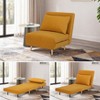 Racxily 3-in-1 Sofa Bed, Upholstered Convertible Sleeper Accent Chair - 3 of 4