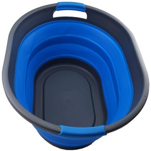 SAMMART 32L (8.4 Gallon) Collapsible Plastic Laundry Basket - 1 of 4