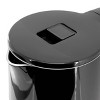 MegaChef 1.7L Double Wall Stainless Steel Electric Tea Kettle Black: 1000W, Hand Wash, 90-Day Warranty, Plastic Handle - 3 of 4