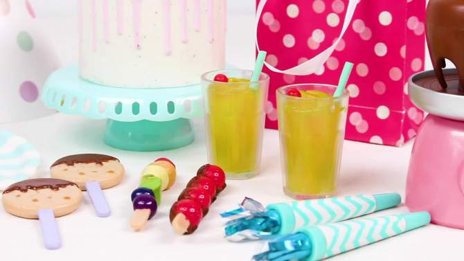 Our Generation Sweet Celebration Birthday Party Accessory Set for 18&#34; Dolls, 2 of 6, play video