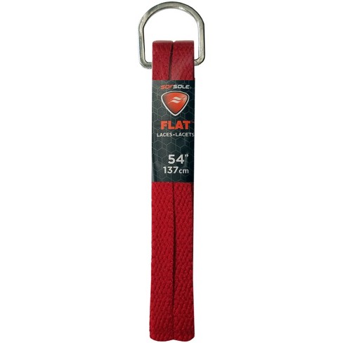 Sof Sole Athletic Flat Shoe Laces - 54 - Red : Target