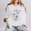 S.W.Smiley Witchy Moth - Women's Lightweight Garment Dyed Sweatshirt - 2 of 3
