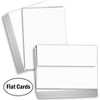 Hamilco White Cardstock - Flat 4.5" X 6.25" A6 Blank Index Flash Note & Post Cards - 80 lb Card Stock for Printer (100 Cards with Envelopes) - 2 of 4