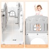 8 In 1 Toddler Slide, Indoor Kids Slide for Toddler 1-3, Indoor Playground With Slide, Basketball Hoop, Climber - 4 of 4