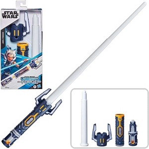 STAR WARS Lightsaber Forge Ahsoka Tano Extendable White Lightsaber Toy, Customizable Roleplay Toy for Kids Ages 4 and Up - 1 of 3