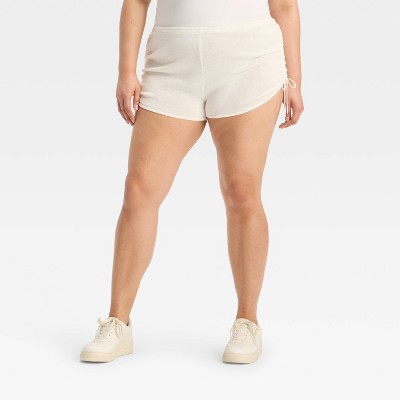 Women's Side-Tie Pull-On Shorts - Wild Fable™