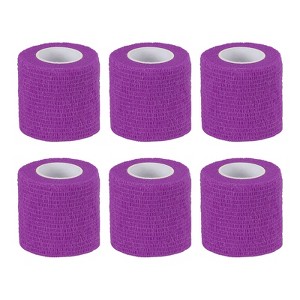 Unique Bargains Self-Adhesive Elastic Breathable Athletic Tapes 6 Rolls - 1 of 4