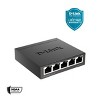 D-Link 5-Port Gigabit Unmanaged Switch, Plug and Play Fanless Metal Compact Desktop Design (DGS-105) - 2 of 4