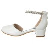 Badgley Mischka Girls' Wedding Shoe with Embellishments and Strap - Perfect for Parties, Weddings, and Special Occasions (Little Kid/Big Kids) - 3 of 4