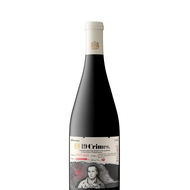 19 Crimes The Punishment Pinot Noir Red Wine - 750ml Bottle, 1 of 6
