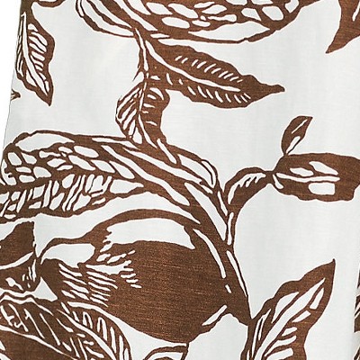 vanilla/bark etched leaves