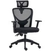 NicBex Adjustable Office Chair Modern Tiltable Ergonomic Chair Computer Chair with Headrest, Arms and Breathable Mesh for Office, Study - 3 of 4