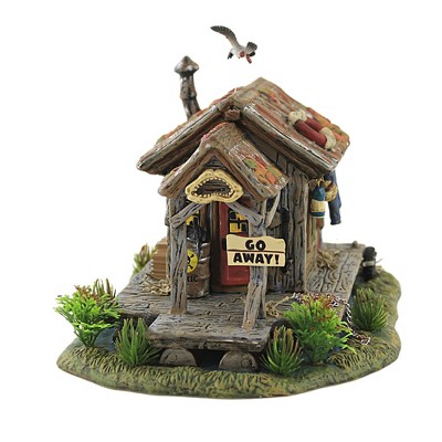 Department 56 House 7.0" Haunted Swamp Shanty Halloween Creepy  -  Decorative Figurines
