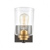 Elk Home Robins 1 - Light Vanity in  Matte Black/Brushed Brass - 2 of 4