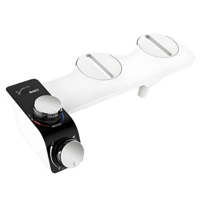 SUGIFT Bidet Attachment for Toilet, Dual Nozzles with Adjustable Water Pressure & Temperature for Feminine & Rear Wash