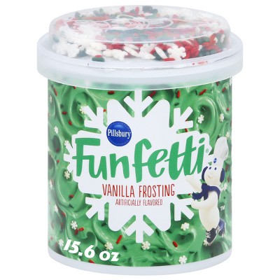 Pillsbury Funfetti Holiday Vanilla Frosting - 15.6oz