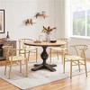 Yaheetech Set of 4 Modern Armchairs with Open Backrest - 2 of 4