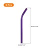 Unique Bargains Durable Material 304 Stainless Steel Drinking Straw 9.5" Length 0.5" Width 6 Pcs - 2 of 4
