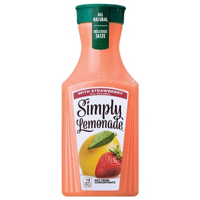 Simply Lemonade with Strawberry Juice - 52 fl oz