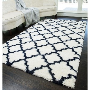 Rugs America Cloud Shag Geometric Contemporary Area Rug - 1 of 4