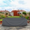 Covers & all Outdoor Sectional Sofa Set Cover, 1000D PVC-Coated Heavy Duty Waterproof Patio Couch Cover, 28 in H x 88 in W x 62 in D, Gray - 4 of 4