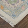 Karina Transitional Floral & Botanical Ivory/Orange/Blue Area Rug - 3 of 4