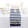 Big Dot of Happiness Last Sail Before the Veil - Petite Nautical Bridal Shower and Bachelorette Party Paper Table Runner - 12 x 60 inches - 2 of 4