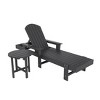 WestinTrends Dylan 2 Piece Adirondack Reclining Chaise Lounge With Arms - 4 of 4