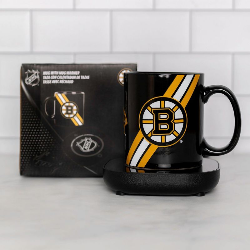 Uncanny Brands NHL Boston Bruins Logo Mug Warmer Set, 5 of 6