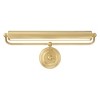 Crystorama Lighting Miller 1 - Light Sconce in  Aged Brass - 3 of 4