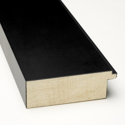 Corvino Black Wood Framed Magnetic Board 44" x 32"