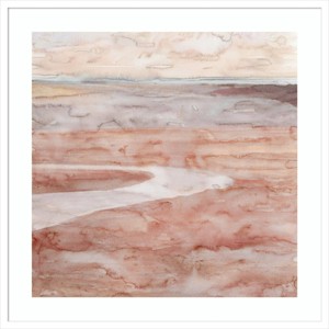 Amanti Art 33"x33" In The Valley I by Stellar Design Studio Wood Framed Wall Art Print: Modern Lithograph, Hardwood Frame - 1 of 4