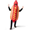 Joufy Full-Body Hot Dog Inflatable Costume for Halloween Costume Adult, Deluxe Food Themed Halloween Costume - 3 of 4