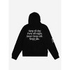 The Lost Boys Never Grow Old Long Sleeve Black Adult Hooded Sweatshirt - 2 of 4