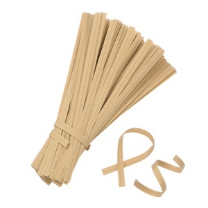 Unique Bargains Kraft Paper Twist Ties Party Gift Cake Candy Wrapping 1000 Pcs - 1 of 4
