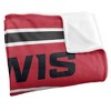 Lewis University Primary Logo Silky Touch Blanket White 50x60 - 3 of 4